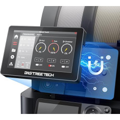 BIGTREETECH Panda Touch, Compatible with Bambu-lab P1S/P1P/X1C/A1/A1 Mini 3D Printer, Touchscreen Upgrade Kit, Supports AMS and Multi-Printers Management, Please Check Firmware Compatibility
