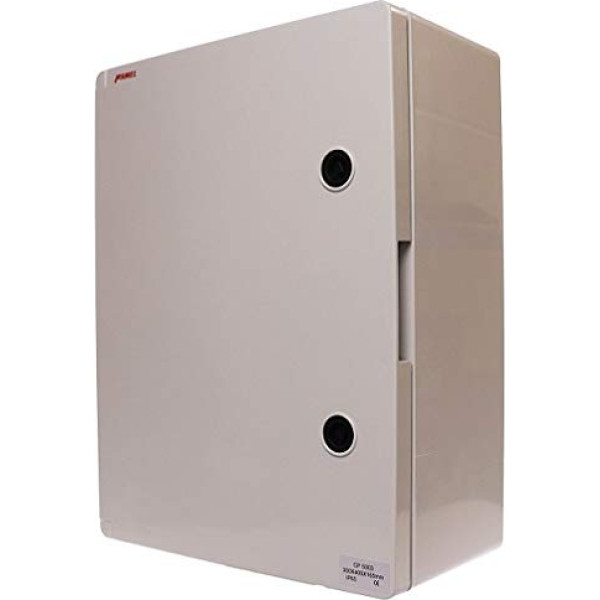 Hermetic Housing for Electricity, Electric Switchgear, Electric Box with Mounting Plate, Protects Electricity, High Resistance to Weather Conditions, IP65 (300 x 400 x 165 mm)