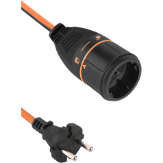 Electraline 1638 Garden Extension 40 m 2 x 1.5 Socket Electralock Power Connection Locking System as it prevents accidental disconnection of the connected device during its use