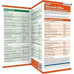 Tastenkombinationen für Word und Excel auf einen Blick!: Aktualisierte Auflage für die Versionen Microsoft 365 und Office 2021 + 2019 + 2016