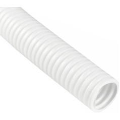 MOCNT Corrugated Pipe Car Cable Protection Tube Car PP Cable Tube Flexible Empty Tube Insulation Tube Cable Protection Pipe Corrugated Hose Cable Management White Exterior 18 mm Length 15 m