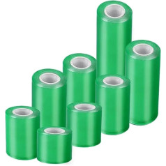 UZAMIRLEX Wrap Roll Cling Film Verpackung, PVC-Obstbaum-Pfropfband, industrielle Konservierungsfolie, transparente Packung(10cmx100m 1pcs)