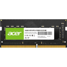 Acer SD100 16GB DDR4 SODIMM 3200MHz CL22-260-Pin Computer RAM - Low Voltage Memory Module - PC Memory Module for Laptop and Notebook Upgrade (Single)