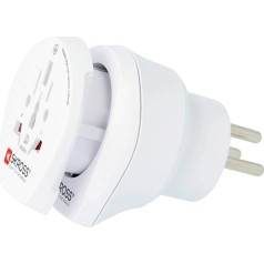 SKROSS | 1.500216-E | Combo World to Israel | Combo World to Israel Travel Adapter - Power and Voltage: 100V - 1600W / 250V - 4000W - Anti Electric Shock