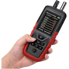 Air Quality Monitor 3/6 Channel Air Dust Particle Counter Sensor Monitor PM2.5/10 Temperature Humidity Meter Air Quality Dust Concentration Detector Automatic Measurement (DY-8100 3 Channels)