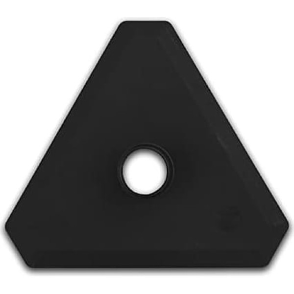 UvV Gialli Chain Stand Set Yellow / Black (Chain Stand with Plastic Chain + Hanging Hook) (Concrete Base, Plastic, 6 Posts + 12.5 m Chain)