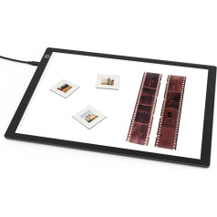 Eyesen Mobile Film Scanner, Convert 35 mm Slides and Negatives to JPG Digital with Smartphone Camera, 12 x 9 Inch Portable Ultra Thin LED Light Panel