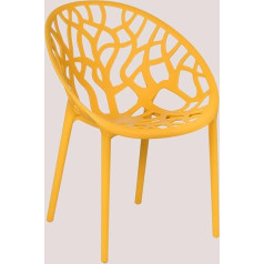 SKLUM Ores Stackable Garden Chair Mustard Yellow