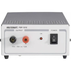 VOLTCRAFT FSP 1212 180W Fixed Voltage Switch Mode Power Supply, Bench, 11 - 15Vdc 12A