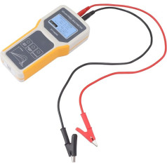 Solar Panel Tester - Multimeter for Photovoltaic Testing - MPPT Voltage Tool with Backlight - Yellow