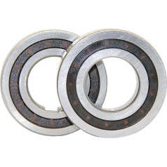 2 Stück CSK30/CSK30PP/6206 Lager 30 x 62 x 16 mm Einweglager mit Nut, Klemmrad, Rücklaufsperre Autozubehör(CSK30 without Keyway)
