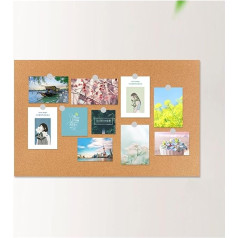 QNDUGJFER Korktafelrolle Korkplatten für die Wand, Korktafelrolle, große Kork-Pinnwand, natürliche Korkplatte für Boden/Wand/DIY-Message-Vision-Board (Farbe: Woody-8 mm, Größe: 1,22 x 1,64 m)