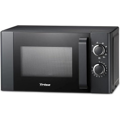 Trisa Microwave 20 Litres with Grill Function, 9 Power Levels, 30-Minute Timer & Removable Glass Turntable, Modern Design