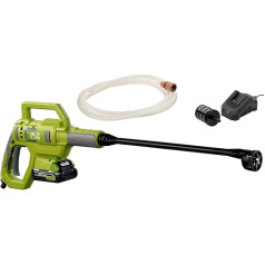 AGT Professional Pressure Washer: Mobile Battery Pressure Washer with Quick Charger, 25 Bar, 150 W, 20 V (Battery Cleaner, Pressure Washer Battery, Garden Hose)