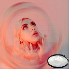 Camera Vortex Effect Filter 77 mm Prism Photography Accessories Film and TV Bokeh Props Curved Light Kaleidoscope Split Image, 58/67/77/82 mm