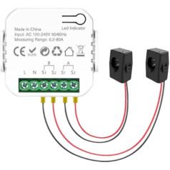 FROVOL 110V/240V WiFi Power Clamp Bi-Directional Meter Clamp PV Channel Alarm 1/2 Solar Power with Transformer Z4S0 System Buzzer