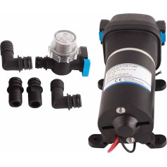 Selbstansaugende 12-V-Membranwasserpumpe mit automatischem Druckschalter