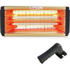 Paint Curing Lamp Infrared Paint Curing Lamp 2000W Short Wave Infrared Light Paint Heating Lamp Solar Film Test Lamp Body Repair Paint with Excellent Durability