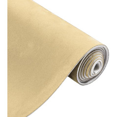 Dachhimmel Stoff,Autohimmelstoff Dachhimmel Stoff Schaum Rückseite for Auto Innen Dach Reparatur Beige Zubehör(61cmx145cm Beige)
