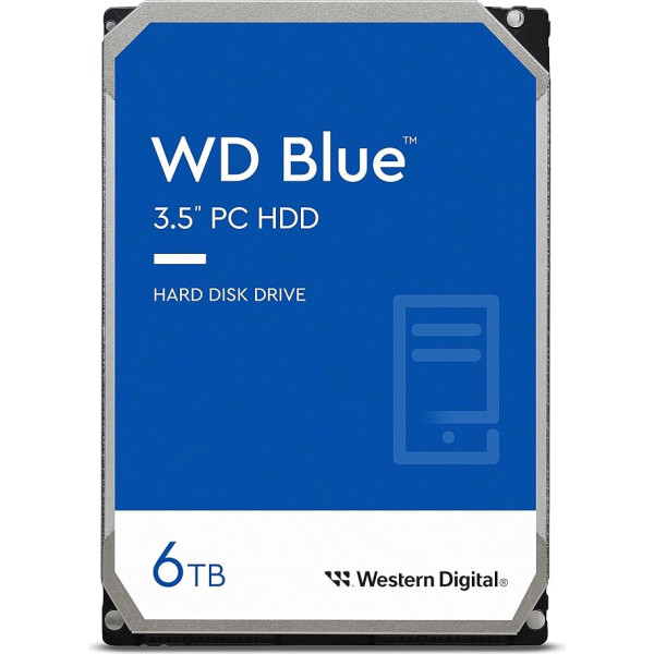 Western Digital WD60EZAZ 6TB BLUE 256MB 3.5IN SATA 6GB/S 5400RPM :: (Components > Internal Hard Drives)