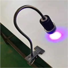 UV LED Light 100W UV Curing UV Lamp 395nm for Circuit Board Repair Shadowless Glue Green Oil Light Sensitive Resin 3D Printing Water and Moisture Resistant (1 UK)