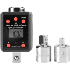 Digitaler Drehmomentschlüsseladapter mit Genauem Drehmomentumwandlungen für Ratchet, Peakmodus und Trace-Modus für Mechanik- und -Enthusiasten 1/2 Laufwerk 10-200 Nm