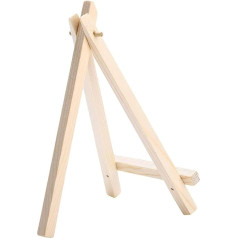 CONGRUI Mini-Staffelei aus Holz, dreieckig, Kartenhalter, Präsentationsständer für Kinder, Malerei, Handwerk, Künstlerbedarf, 10 Stück