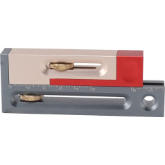 Jerliflyer JF06 Table Saw Slot Adjuster Mortise Tenon Tool with Moving Measuring Block