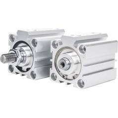 Dünner Zylinder mit Außenzahn SDA20/25/32/40/50/63/80/100 x 5/10-50B, pneumatischer Vierkant (SDA20-50-B)