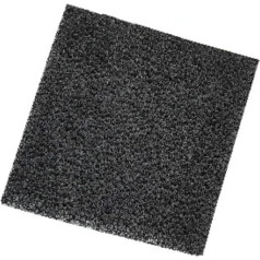 GNYVZXPLQ Verschleißfeste Keramik-Silikonkarbid-Kissen, Hochreiner poröser Eisenschaum, poröser Metallschaum schwarz 200/100 mm, Lithiumelektrode schwarzes Blatt 1 Stück(100mmx100mmx2.0mm)