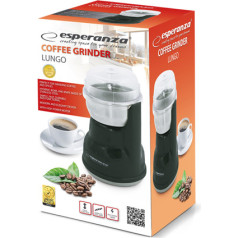 EKC002K Lungo kafijas dzirnaviņas melns
