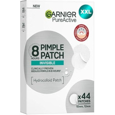 Garnier Skin Clear 8H Pimple Patches Made of Hydrocolloid, Reduces Pimple Visibility in 8 Hours, XXL Pack of 44 Patches