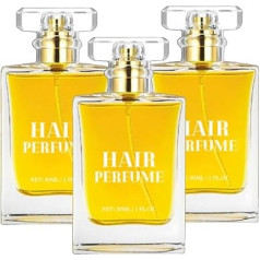 Hair Perfume, Hair Essential Oils Perfume for Women, Hair Perfume for Women Long Lasting, Nourishing and Hydrating, Anti Frizz Hair Perfume for Women, Shine and Soft Hair Refreshes Mist (30 ml, 3