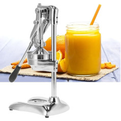 Juicer Commercial Manual Orange Juicer Stainless Steel Citrus Juicer Hand Press Pomegranate Press with Lever Professional Fruit Press for Orange Pomegranate Lemon