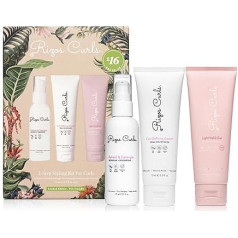 Rizos Curls 3 Stage Curl Styling Kit, Tightens and Defines Curls, Adds Volume and Hold, Controls Frizz and Shine