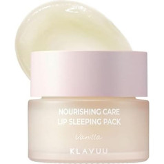 KLAVUU Official Lip Balm Nourishing Care Lip Sleeping Pack, Soft Lips While Sleeping, 3 Phyto Oil Complex Contained, Avocado Oils, Sweet Almond Oils, Apricot Seed Oils, Rich Balm Type Formula