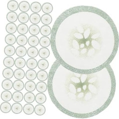 PartyKindom 200Stücke Augenpflegepads aus Vliesstoff Feuchtigkeitsspendende Augenmasken für Damen gegen Augenringe und Tränensäcke Optimale Hautpflege mit Sanfter Textur