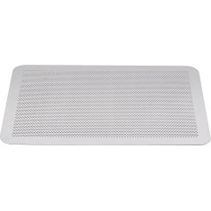 Mali's 43034 Perforated Flat Aluminium Baking Tray without Edges Grey 40 x 30 cm Thickness 1.5 mm