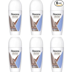 6 x Rexona Maximum Protection Clean Scent roll-on deodorant anti-perspirant 48h protection (pack of 6)