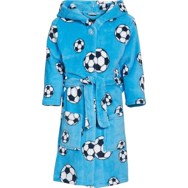 Playshoes Unisex Kinder Fleece-Bademantel Morgenmantel