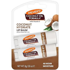 Palmers Coconut Oil Lip Balm SPF 15 Duo for Unisex - 2 x 8.5g Lip Balm