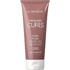 L'ANZA Nourishing Curl Gel - For Strong, Long-Lasting and Visible Hold - Sulphate Free, Paraben Free (200ml)