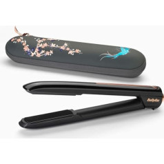 Babyliss 9000RU Wireless Hair Straightener with Battery, Ceramic Plates for Smoother Hair, 15 Seconds Quick Heating, Straightening Hair 200°C Max, Without Cable, 500 g Light