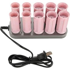 10 Pieces Professional Electric Heated Rollers Long Hair Curlers Hair Curlers Hair Tube Hair Styling (Basic)