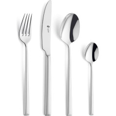 Paul Wirths Vivendi 1600 Children's Cutlery Set 4 Pieces Rustproof Stainless Steel Satin & Dishwasher Safe Children's Crockery Set with Children's Spoon, Children's Fork and Children's Knife