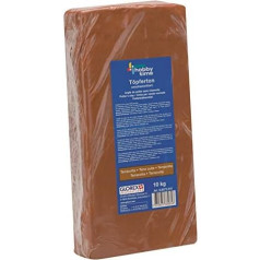 Glorex Pottery Clay Unfireclay 10 kg Terracotta