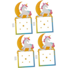 ULTECHNOVO 4stücke Einhorn Wandsteckdosen Aufkleber Dekorative Abdeckung Für Lichtschalter Wandsticker Für Kinderzimmer Schlafzimmer Und Langlebig Und Einfach Anzubringen