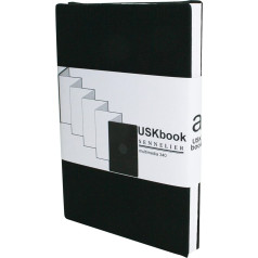 Sennelier USKbook - Small Concertina Urban Sketchbook - Multimedia 340 gsm - Black Linen Cover
