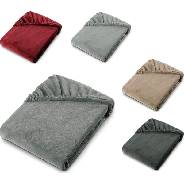 Aqua-Textile Feelwell thermal fleece bed, linen fitted sheet, grey, silver grey, coral fleece, duvet cover sheet.