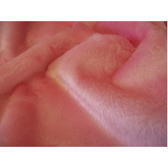 SHORT PLUSH Care Bear Faux Fur Fabric BLOSSOM PINK